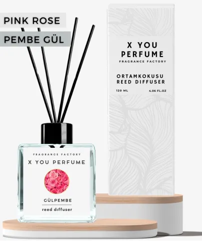 Gül Pembe 125ml Çubuklu Ortam Kokusu