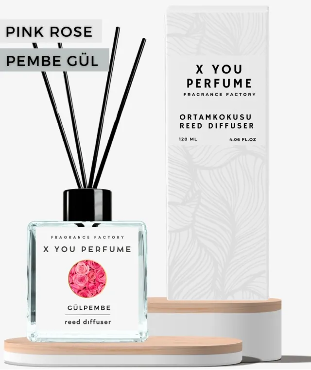 Gül Pembe 125ml Çubuklu Ortam Kokusu